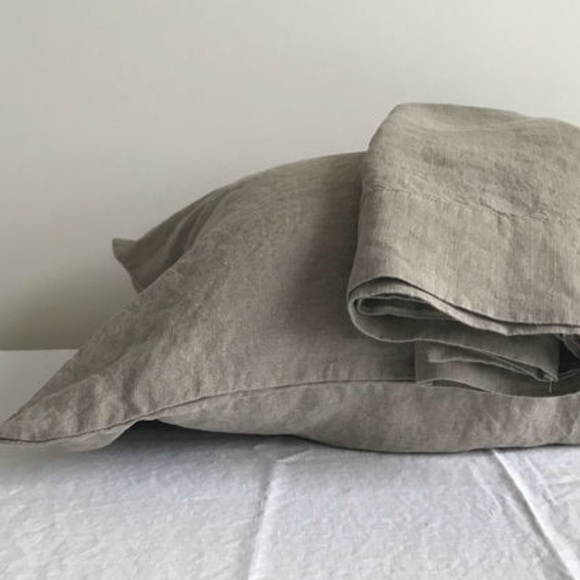 Linoto Other - NEW Linoto Flax Linen Fitted Sheet & Shams KING